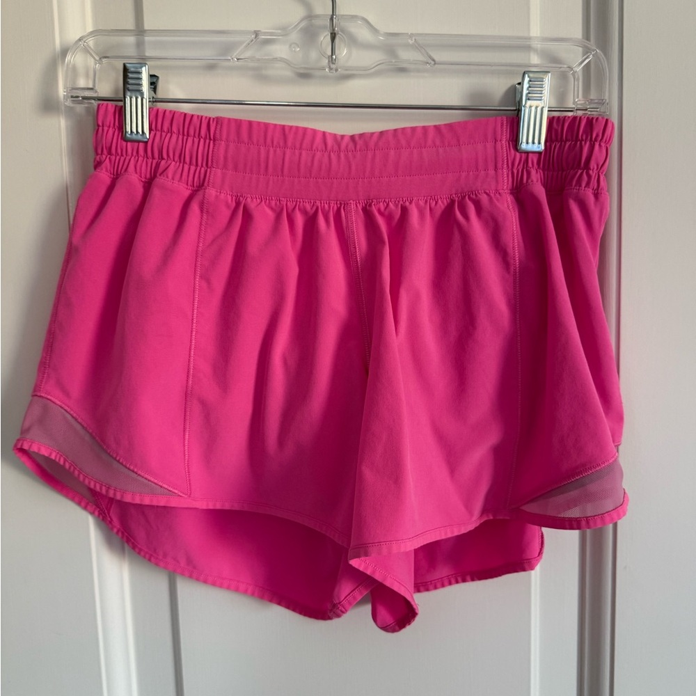 Lululemon Athletica Bright Pink Hotty Hot Shorts
